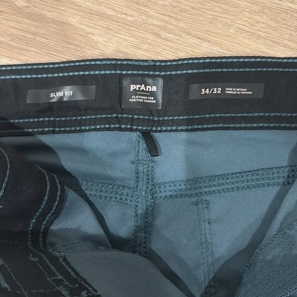 Prana men’s Zion Slim Fit Stretch outdoors pants. Size 34/32 - Picture 2 of 5